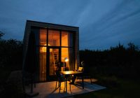 brown wooden framed glass window