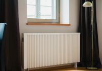 a white radiator in a room